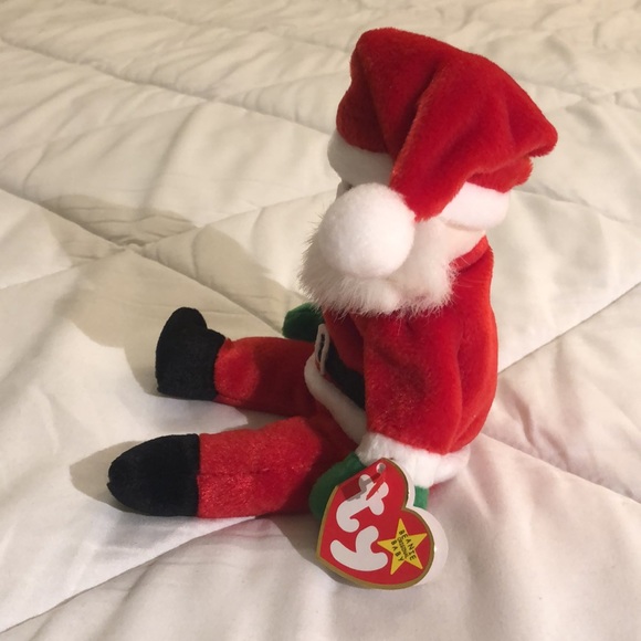 “Santa” TY Beanie Baby, Red Santa, Vintage Collectible, #4 out of 4 - Picture 3 of 13